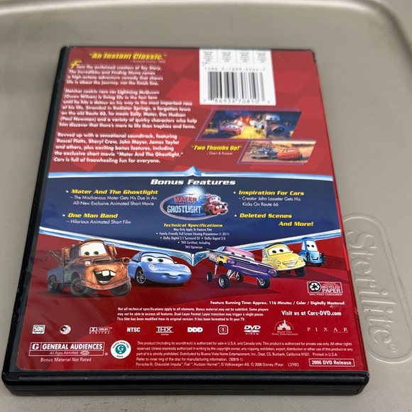 Cars Full Screen DVD - Picture 2 of 5